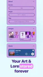 CharacterHub: OCs, Art, Lore screenshot