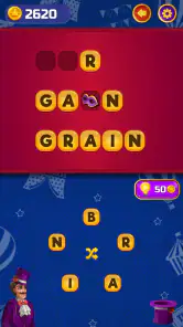 Circus Words: Magic Puzzle screenshot