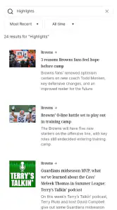 cleveland.com: Browns News screenshot