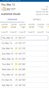Clock, Date and Weather Widget screenshot