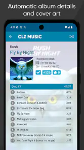CLZ Music, CD/vinyl collection screenshot