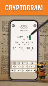 CodeWords Cryptogram Puzzles screenshot