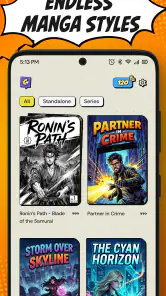Comics AI: Comic & Manga Maker screenshot