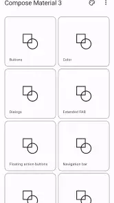 Compose Material Catalog screenshot