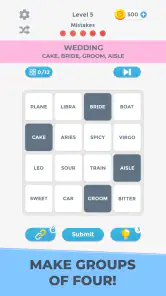 Connections Word Game screenshot