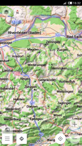 Contour lines plugin — OsmAnd screenshot