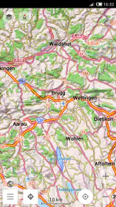 Contour lines plugin — OsmAnd screenshot