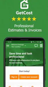 Contractor Estimate & Invoice screenshot