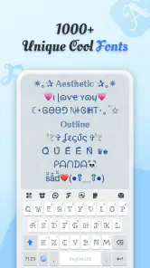 Cool Fonts Keyboard & Themes screenshot