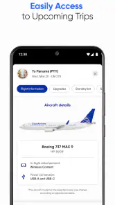 Copa Airlines screenshot