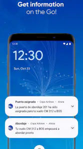 Copa Airlines screenshot
