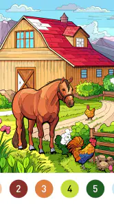 Country Farm Coloring Book screenshot