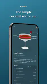 Coupe - cocktail recipes screenshot