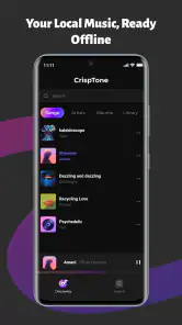 CrispTone: Offline Music screenshot