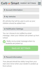 CurbSmart Parent screenshot