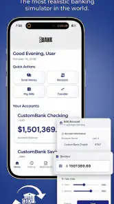CustomBank screenshot