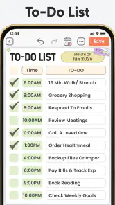 Daily Planner, To Do List screenshot