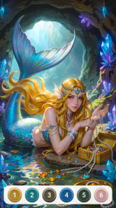 Dark Fairytale Color by Number screenshot