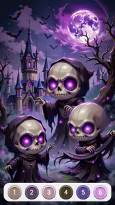 Dark Fairytale Color by Number screenshot