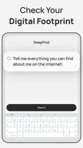 DeepFind AI Search Agent screenshot