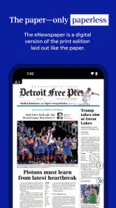 Detroit Free Press: Freep screenshot