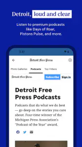 Detroit Free Press: Freep screenshot