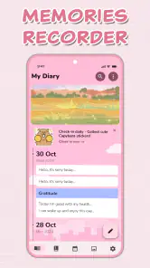 Diary with Fingerprint Lock screenshot