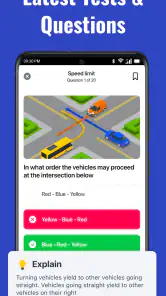 DMV Permit Practice Test 2025 screenshot