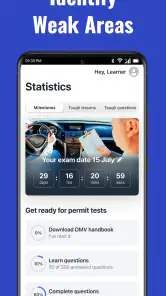 DMV Permit Practice Test 2025 screenshot