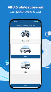 Driver's License Practice Test screenshot