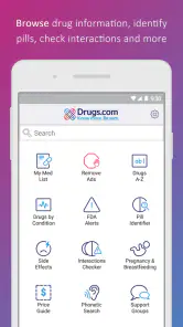 Drugs.com Medication Guide screenshot