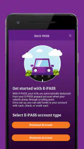 E-PASS Toll App screenshot