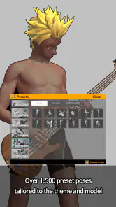 Easy Pose - 3D pose making app screenshot