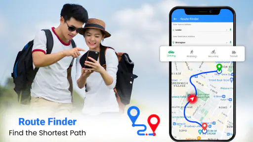 Easy Rout Map: Navigation Path screenshot