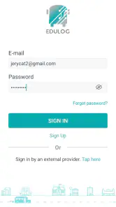 Edulog Parent Portal screenshot