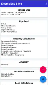 Electrician's Bible screenshot