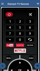 Element Smart TV Remote screenshot