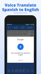 English to Spanish Translator screenshot