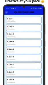 EPA 608 Practice Test screenshot