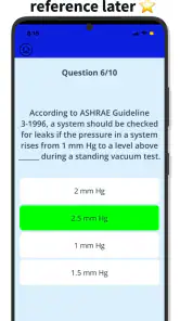 EPA 608 Practice Test screenshot