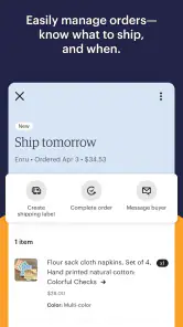 Etsy Seller: Manage Your Shop screenshot