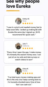 Eureka: Earn money for surveys screenshot