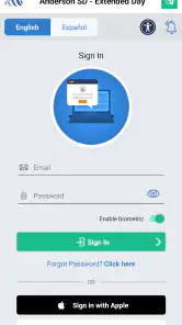 EZChildTrack Parent Portal screenshot