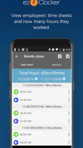ezClocker: Employee Time Track screenshot