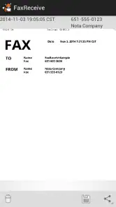 FaxReceive - receive fax phone screenshot