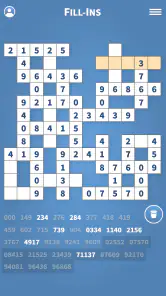 Fill-Ins · Word Fit Puzzles screenshot