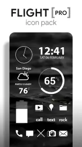 Flight Pro - White Icon Pack screenshot
