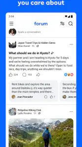 Forum, a Facebook app screenshot