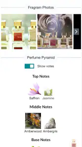 Fragrantica Perfumes screenshot