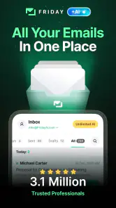 Friday: AI E-mail Assistant screenshot